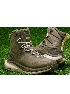 Hoka Kaha 2 Frost GTX Mid Antique Olive Oyster Hiking Boots